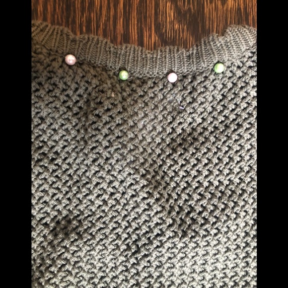 Deux par Deux crochet beaded cardigan size 7 - Picture 6 of 7